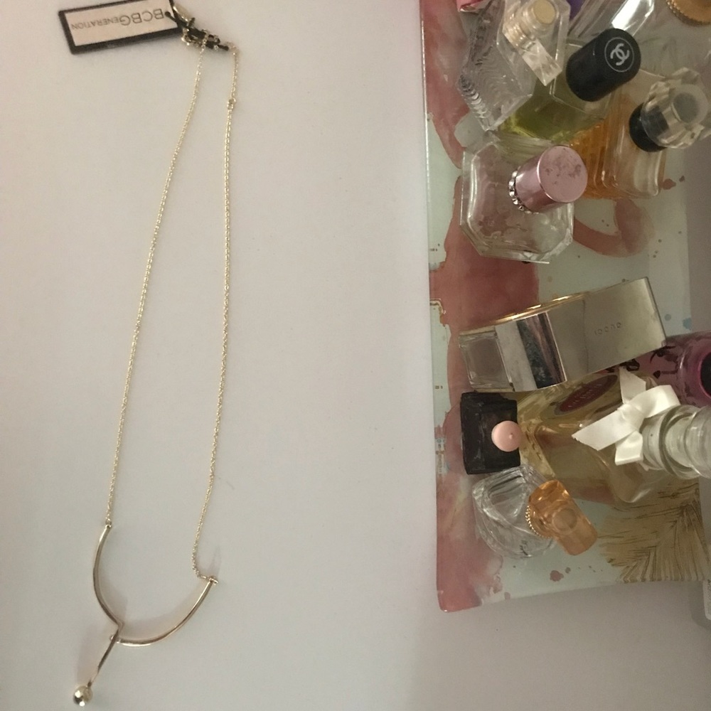 BCBGeneration Long Gold Necklace NEW WITH TAGS